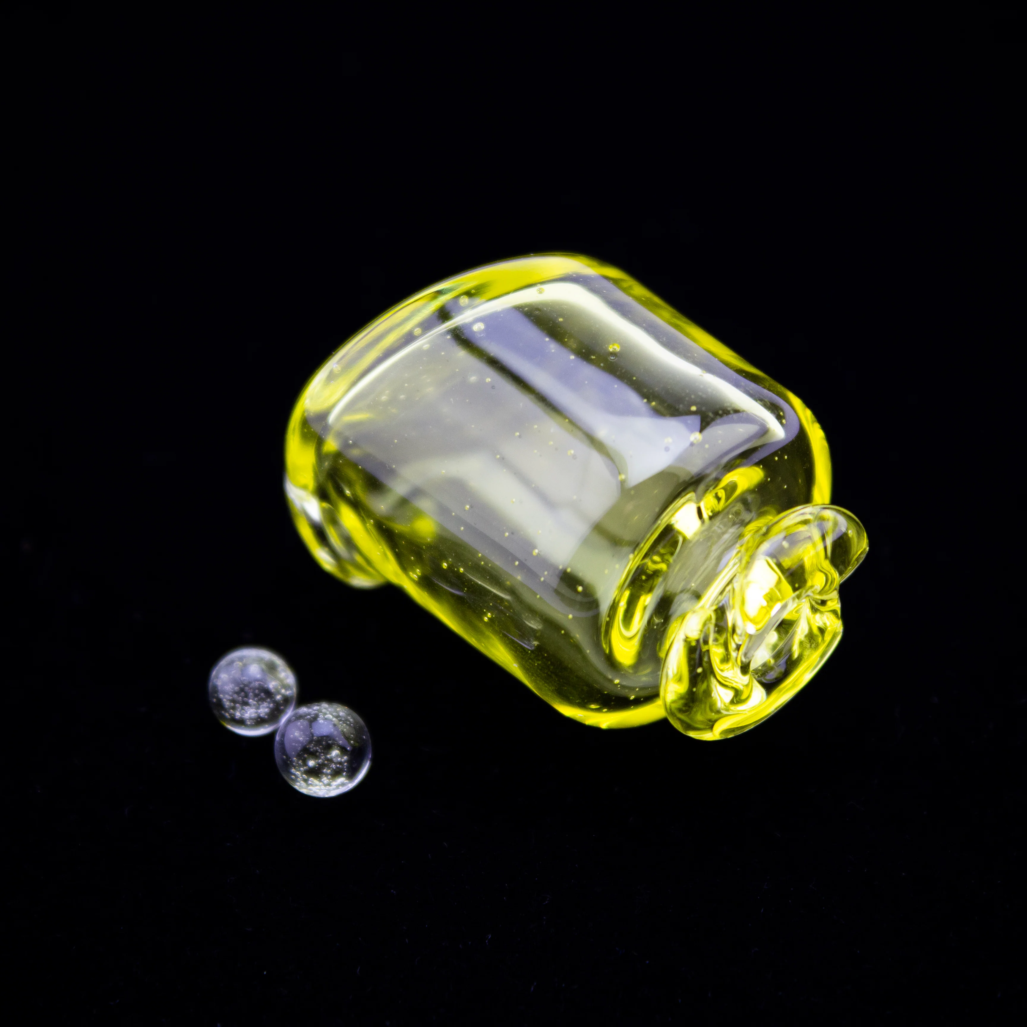 Citron Yellow Pivot Spinner Tip & Pearls #KZM39 - Image 2