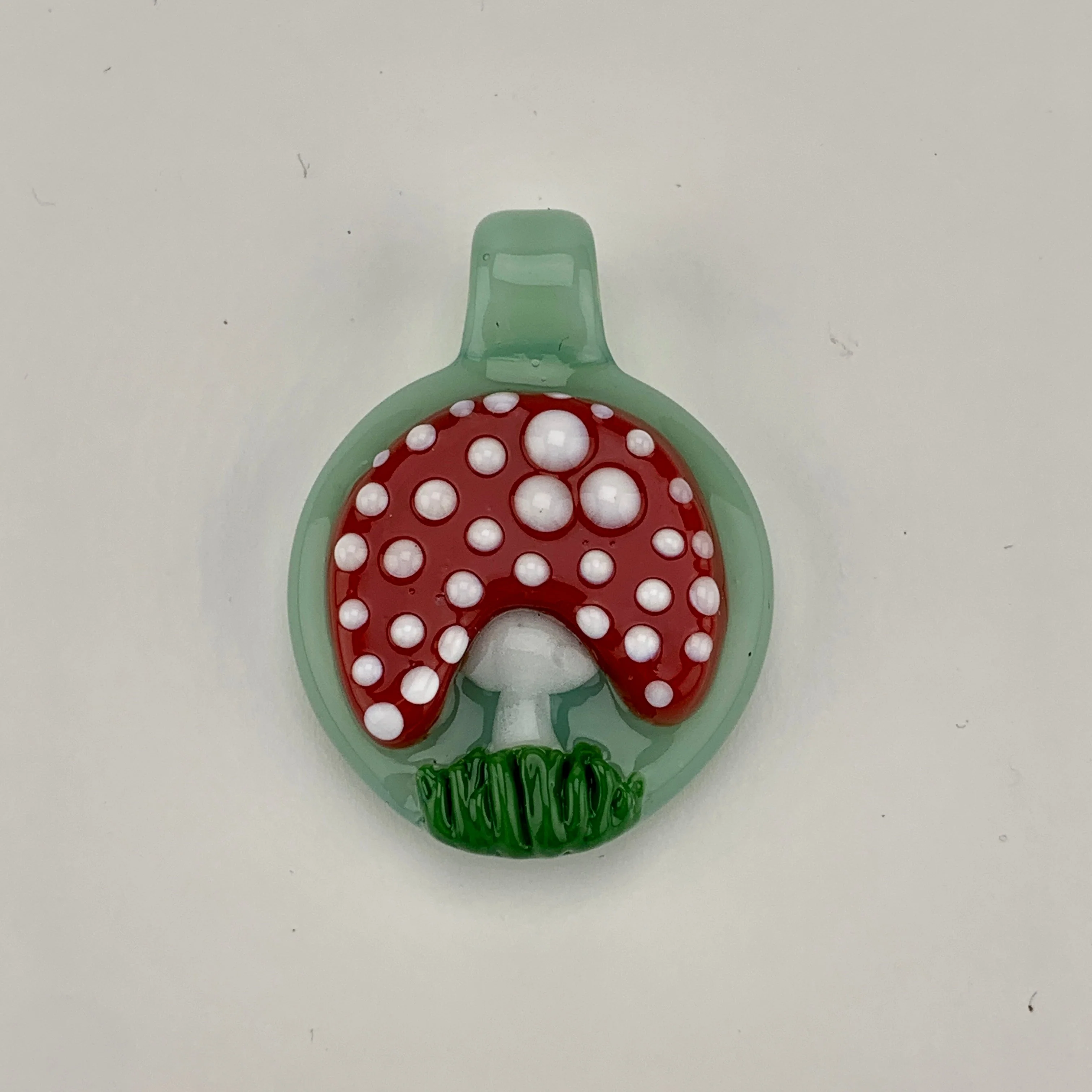 Green Mushroom Pendy #GLH02