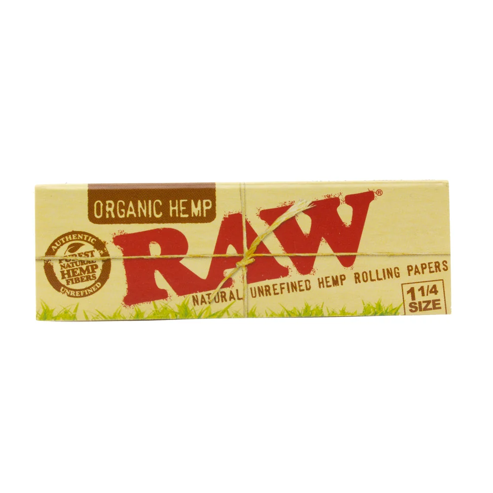 RAW Organic Hemp Rolling Papers - 1.25